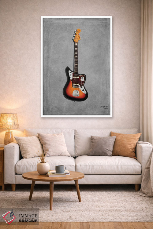 تابلو دکوراتیو فندر جگوار مدل ۱۹۶۷ اثر مارک روگان - D1W