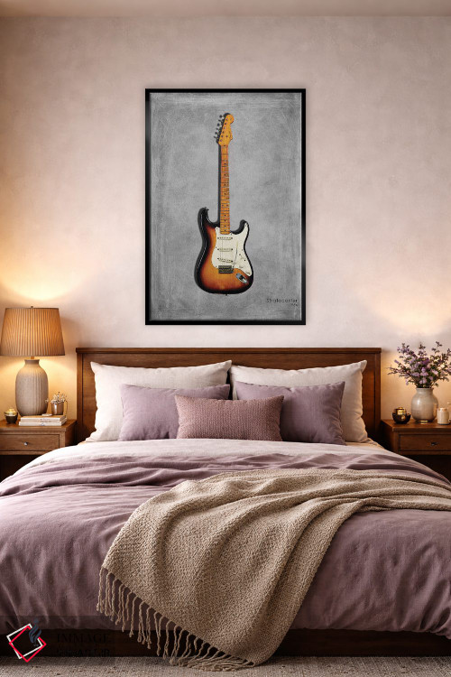 تابلو دکوراتیو فندر استراتوکستر مدل ۱۹۵۴ اثر مارک روگان - D4B