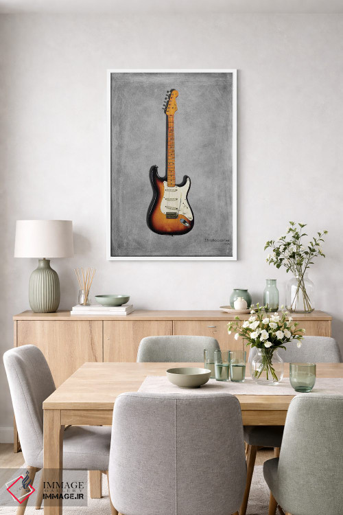 تابلو دکوراتیو فندر استراتوکستر مدل ۱۹۵۴ اثر مارک روگان - D5W