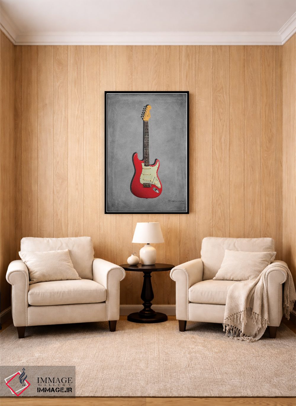 تابلو دکوراتیو فندر استراتوکستر مدل ۱۹۶۳ اثر مارک روگان - D6B