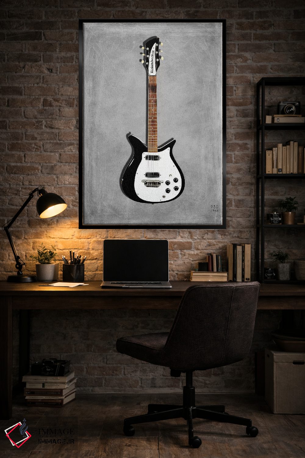 تابلو دکوراتیو 1965,ریکنبکر ۹۵۰ مدل ۱۹۶۵ اثر مارک روگان - D5B