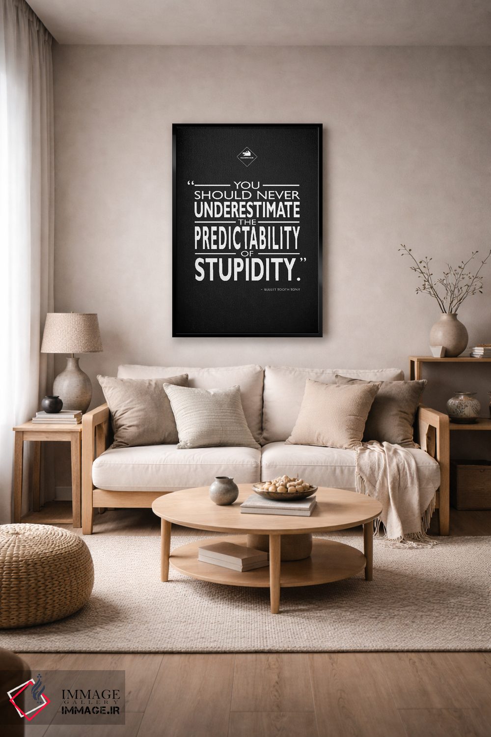 تابلو دکوراتیو قاپ زنی اثر مارک روگان - D3B