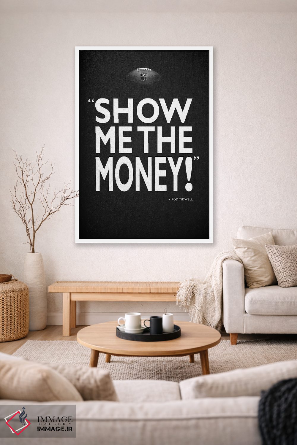 تابلو دکوراتیو جری مگوایر اثر مارک روگان - D1W