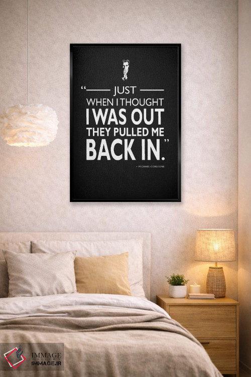 تابلو دکوراتیو پدرخوانده اثر مارک روگان - D2B