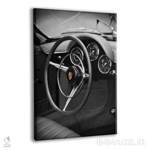 تابلو دکوراتیو پورشه ۳۵۶ رودستر اثر مارک روگان - نمای پرسپکتیو محصول