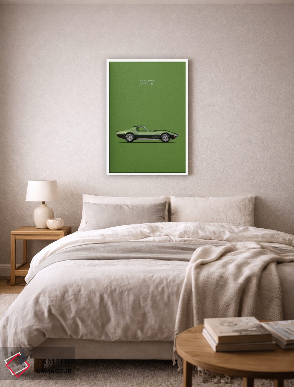تابلو دکوراتیو شورولت کوروت استینگری ۱۹۷۰ اثر مارک روگان - D5W