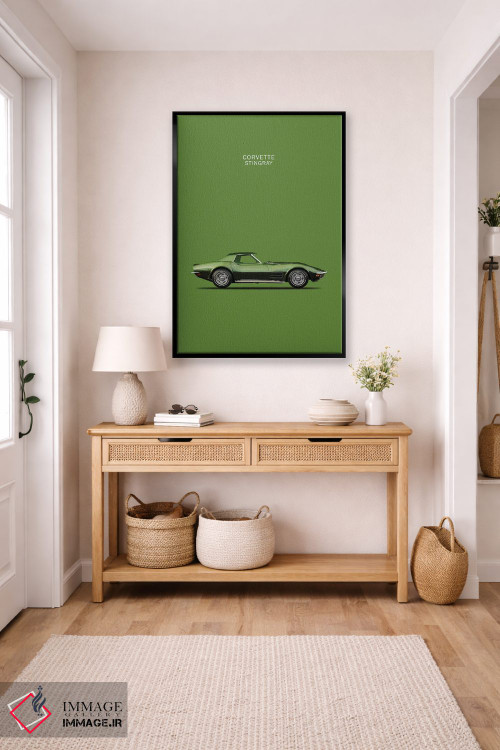 تابلو دکوراتیو شورولت کوروت استینگری ۱۹۷۰ اثر مارک روگان - D6B