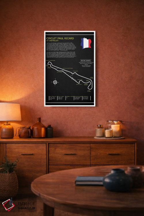 تابلو دکوراتیو پیست پل ریکارد BL اثر مارک روگان - D2W