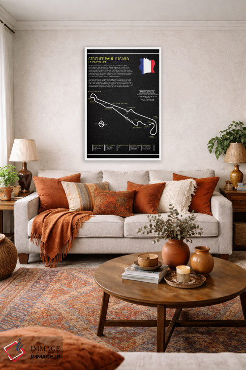 تابلو دکوراتیو پیست پل ریکارد BL اثر مارک روگان - D1W