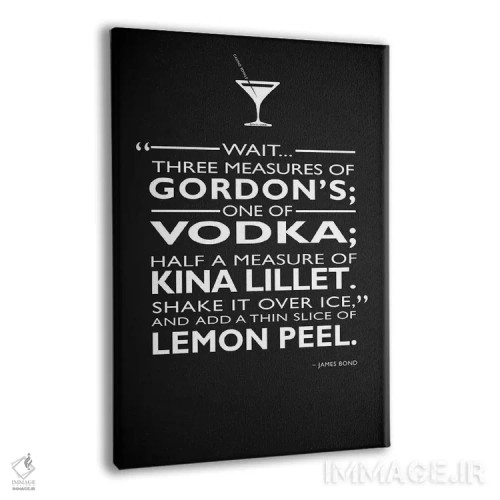 تابلو دکوراتیو جیمز باند اثر مارک روگان - نمای پرسپکتیو محصول