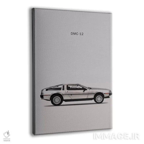 تابلو دکوراتیو دلورین DMC-12 مدل ۱۹۸۱ اثر مارک روگان - نمای پرسپکتیو محصول