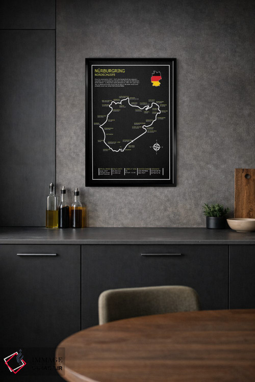 تابلو دکوراتیو نورسشلفه نوربرگرینگ BL اثر مارک روگان - D1B