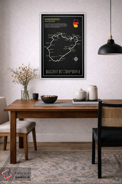 تابلو دکوراتیو نورسشلفه نوربرگرینگ BL اثر مارک روگان - D2W