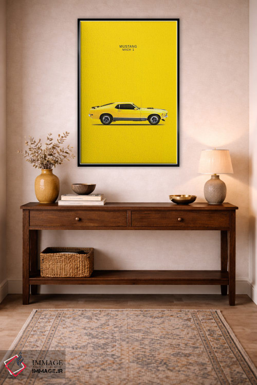 تابلو دکوراتیو فورد موستانگ مک ۱ مدل ۱۹۷۰ اثر مارک روگان - D3B