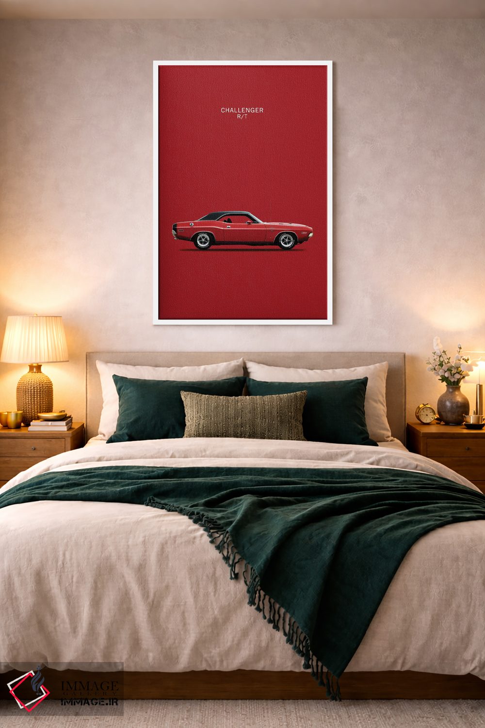 تابلو دکوراتیو دوج چلنجر R/T مدل ۱۹۷۰ اثر مارک روگان - D3W