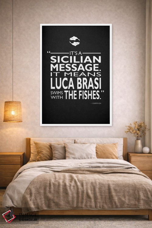 تابلو دکوراتیو پدرخوانده: لوکا برازی اثر مارک روگان - D1W