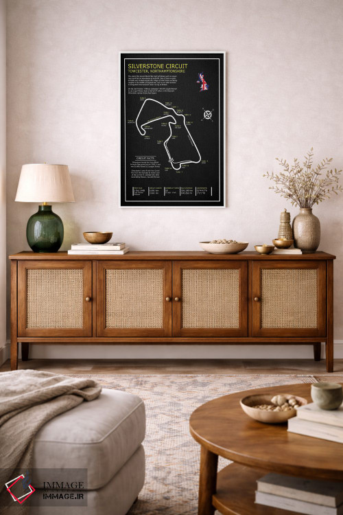 تابلو دکوراتیو پیست سیلورستون اثر مارک روگان - D2W