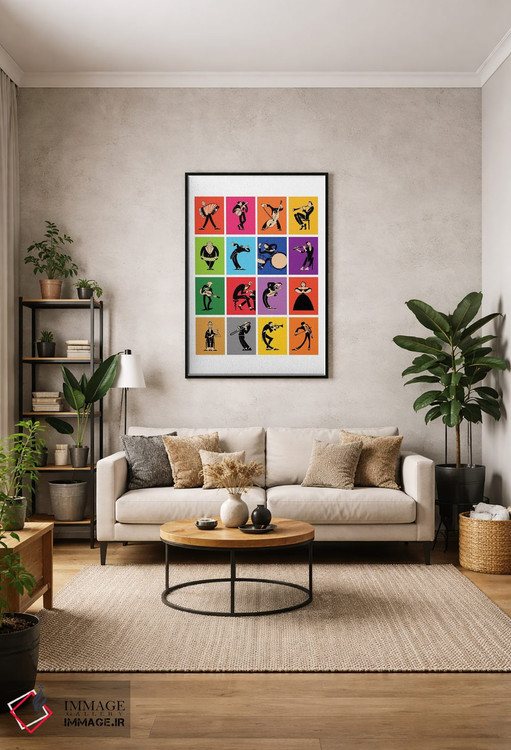 تابلو دکوراتیو موسیقی دانان اثر مارک روگان - D1B