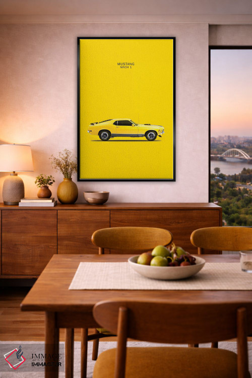 تابلو دکوراتیو فورد موستانگ مک ۱ مدل ۱۹۷۰ اثر مارک روگان - D6B