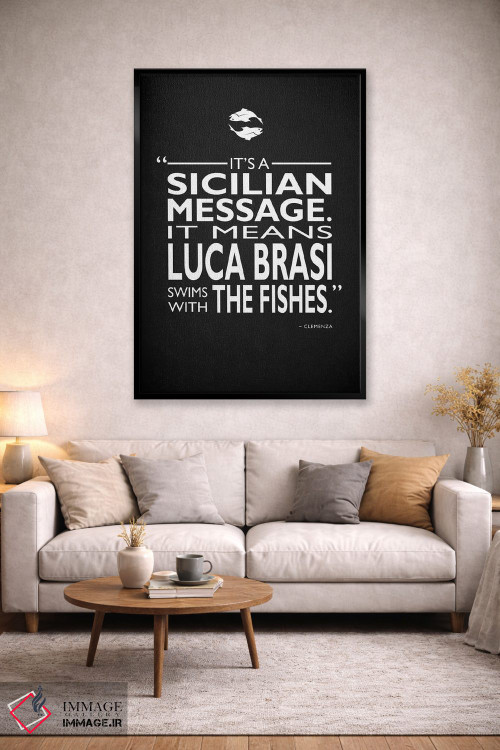 تابلو دکوراتیو پدرخوانده: لوکا برازی اثر مارک روگان - D2B