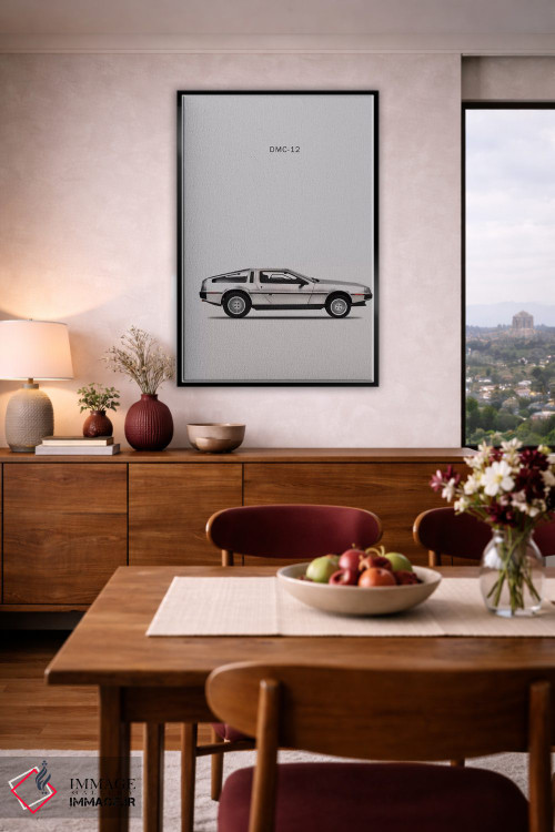 تابلو دکوراتیو دلورین DMC-12 مدل ۱۹۸۱ اثر مارک روگان - D4B