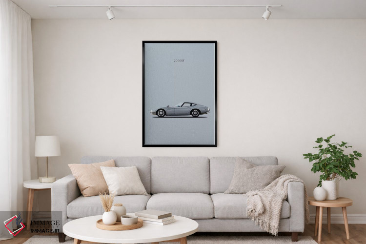 تابلو دکوراتیو تویوتا ۲۰۰۰GT اثر مارک روگان - D4B