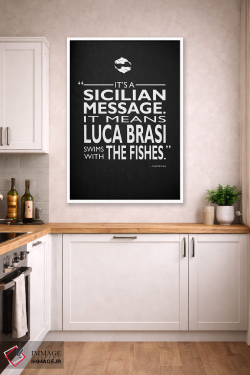 تابلو دکوراتیو پدرخوانده: لوکا برازی اثر مارک روگان - D3W