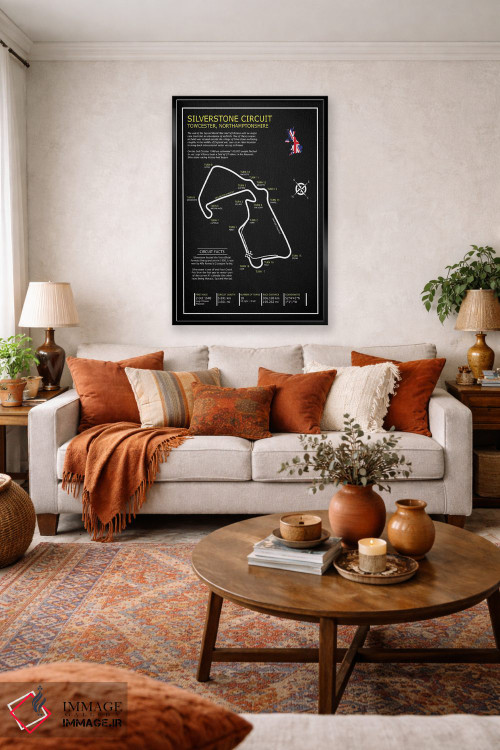 تابلو دکوراتیو پیست سیلورستون اثر مارک روگان - D4B