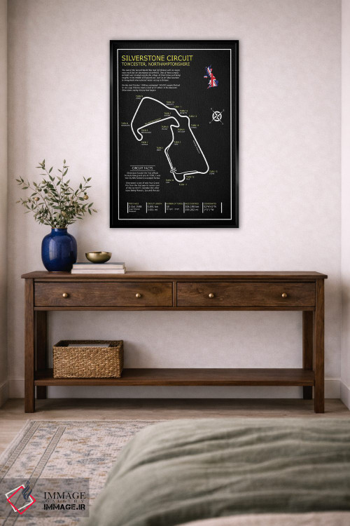 تابلو دکوراتیو پیست سیلورستون اثر مارک روگان - D5B