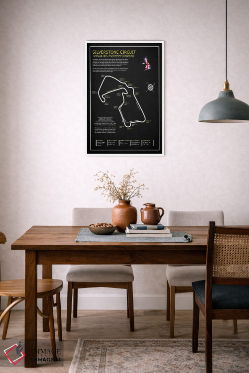 تابلو دکوراتیو پیست سیلورستون اثر مارک روگان - D6W