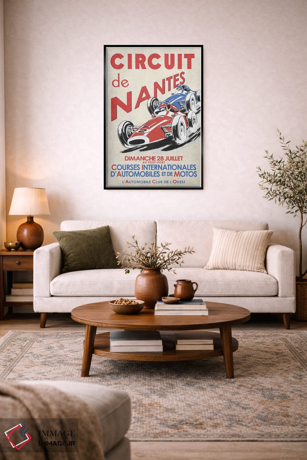تابلو دکوراتیو پیست دو نانت ۱۹۴۶ اثر مارک روگان - D4B