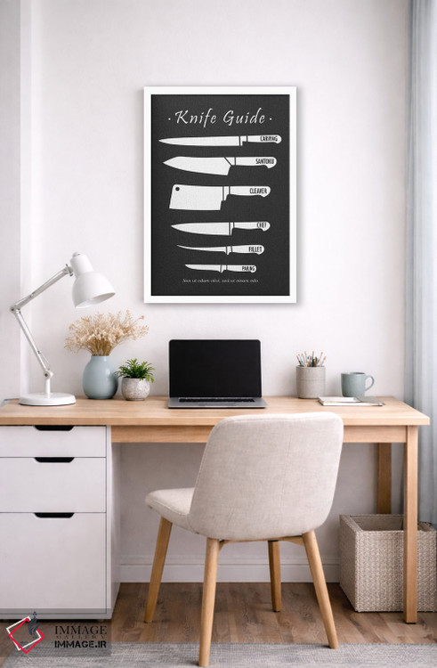 تابلو مینیمال چاقوهای قصابی اثر مارک روگان - D5W