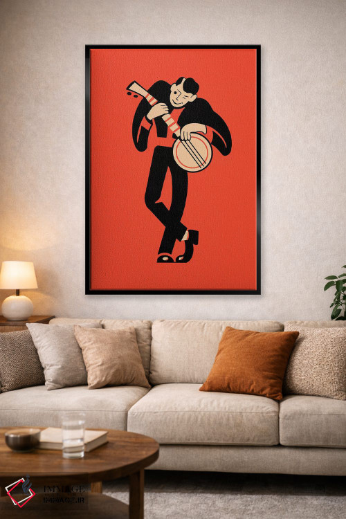 تابلو مینیمال بانجو اثر مارک روگان - D2B