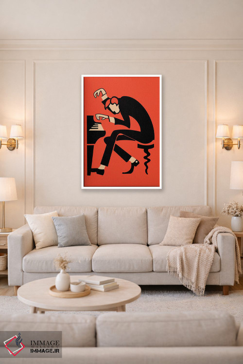 تابلو مینیمال پیانو اثر مارک روگان - D2W