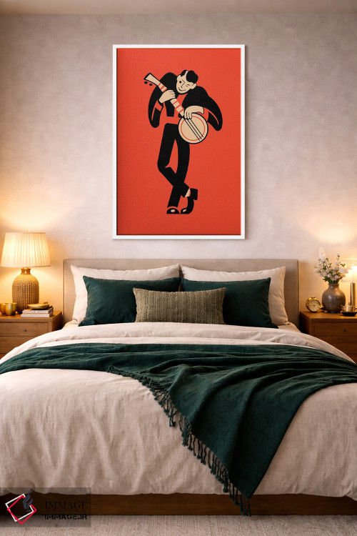 تابلو مینیمال بانجو اثر مارک روگان - D3W