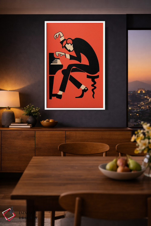 تابلو مینیمال پیانو اثر مارک روگان - D3W