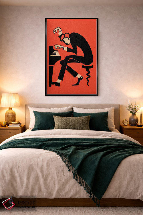 تابلو مینیمال پیانو اثر مارک روگان - D4B