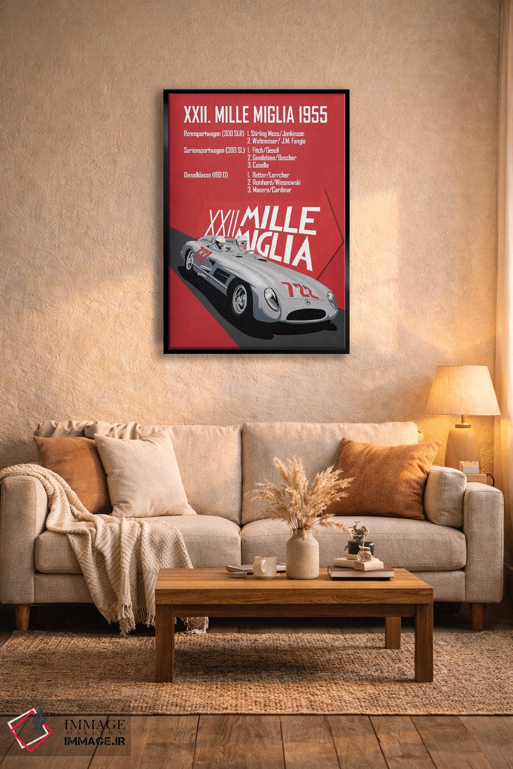 تابلو دکوراتیو میله میلیا بیست و دوم اثر مارک روگان - D4B