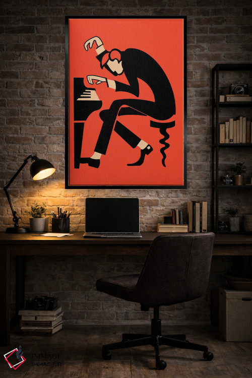 تابلو مینیمال پیانو اثر مارک روگان - D5B