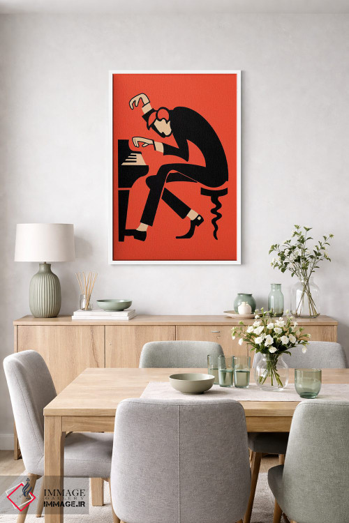 تابلو مینیمال پیانو اثر مارک روگان - D6W