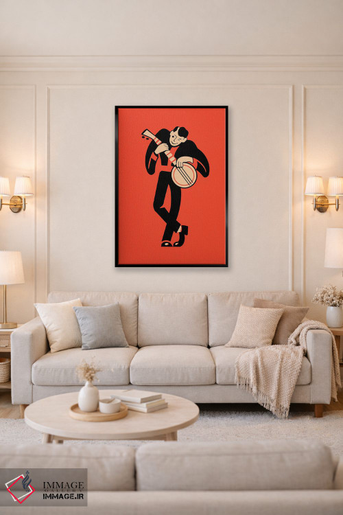 تابلو مینیمال بانجو اثر مارک روگان - D6B