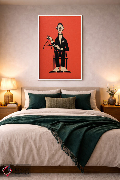 تابلو مینیمال مثلث اثر مارک روگان - D2W