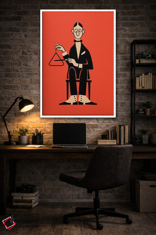 تابلو مینیمال مثلث اثر مارک روگان - D4W