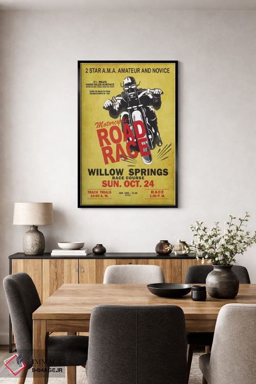 تابلو دکوراتیو مسابقه جاده ویلو اسپرینگز اثر مارک روگان - D4B