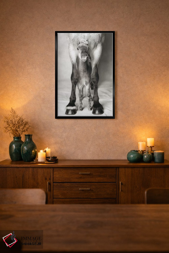 تابلو مدرن جامبو و نیپا اثر راشل هیل - D3B