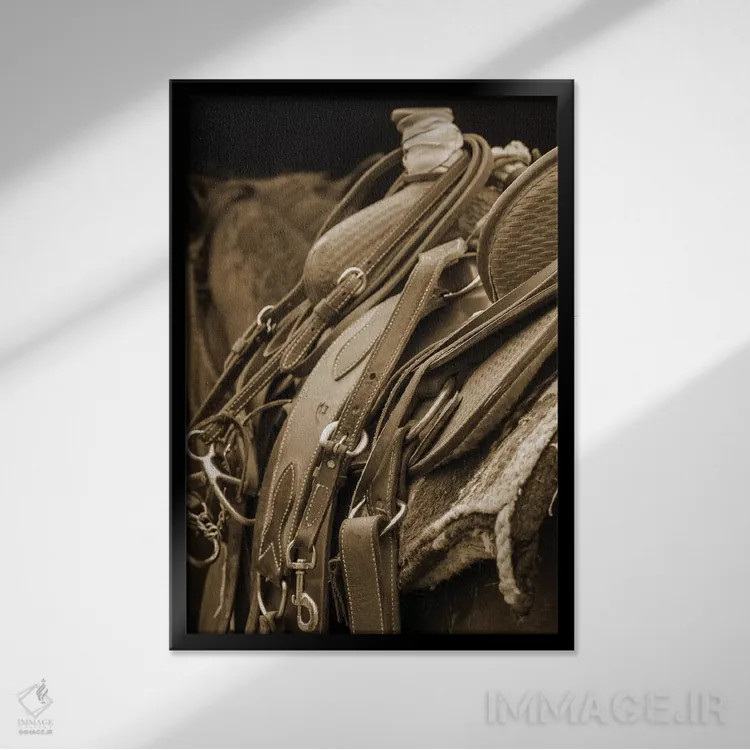 تابلو دکوراتیو پایان روز اثر رندا تامپسون - نمای قابدار مشکی