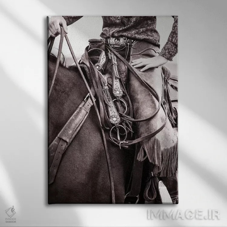 تابلو دکوراتیو یک کاناپه راحت اثر رندا تامپسون - نمای روبهرو روی دیوار