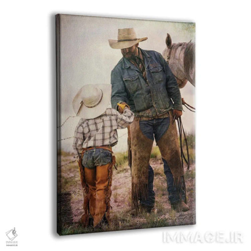 تابلو دکوراتیو کار خوب انجام شده اثر رندا تامپسون - نمای پرسپکتیو محصول