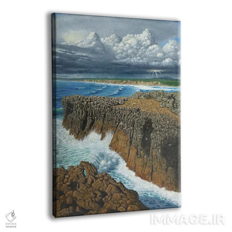 تابلو دکوراتیو امواج اقیانوس اطلس، پونتال، پرتغال اثر ریچارد هارپوم - نمای پرسپکتیو محصول