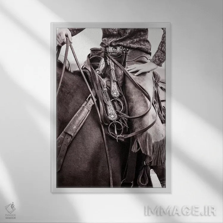 تابلو دکوراتیو یک کاناپه راحت اثر رندا تامپسون - نمای قابدار سفید